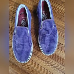 Corduroy purple vans
